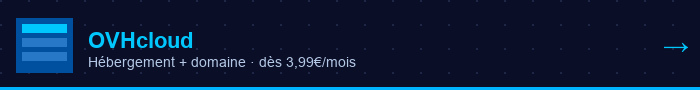 Hébergement web OVHcloud