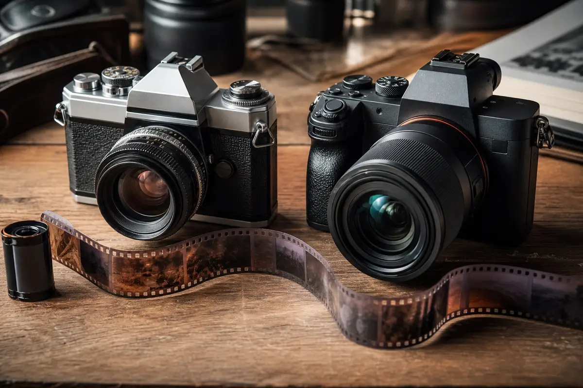 Film ou numérique : ce que choisit un photographe en début de parcours