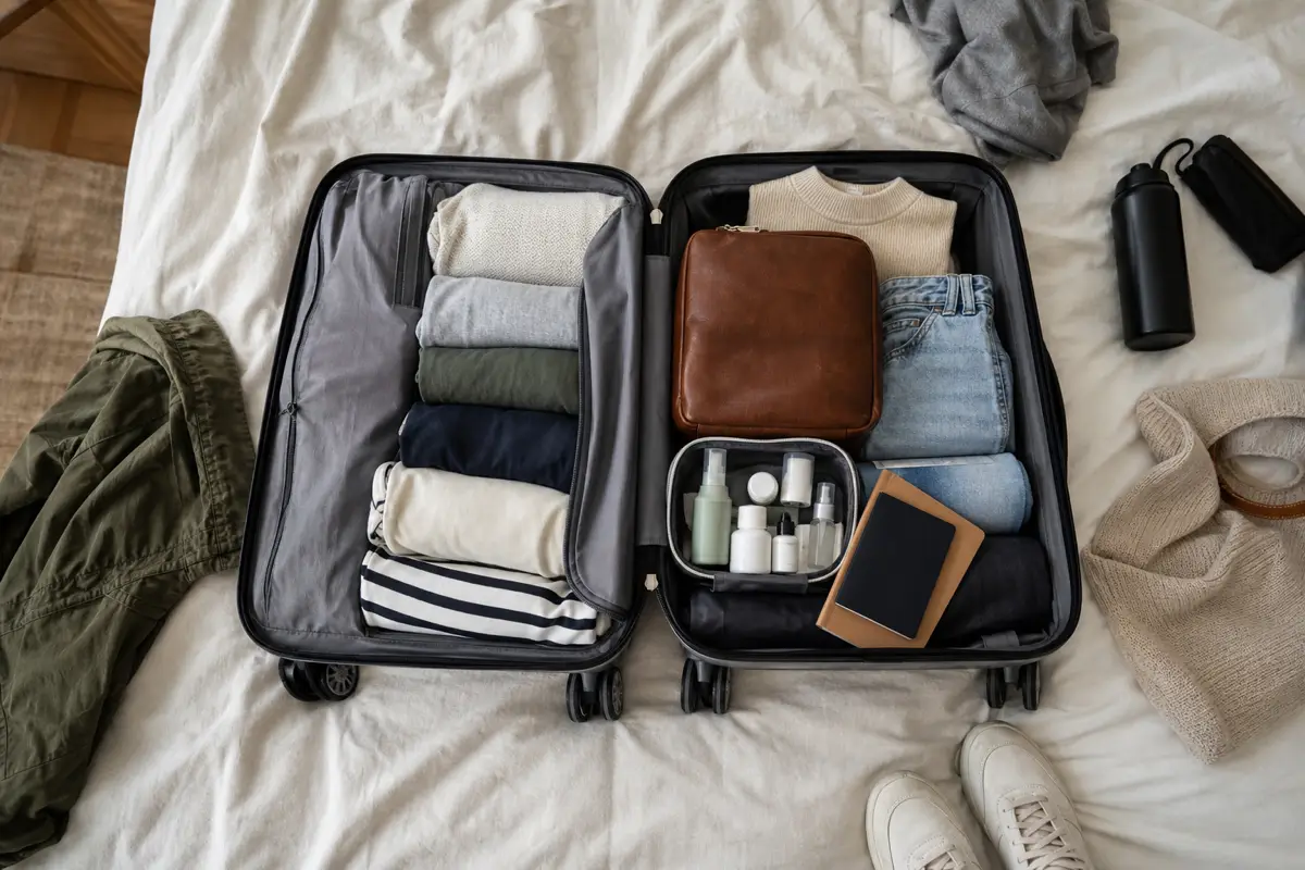 Que mettre dans sa valise pour deux semaines — et quoi laisser à la maison